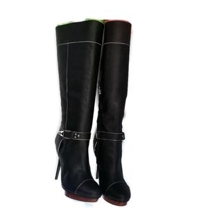 Mark & James Badgley Mischka Leather High Boots 10